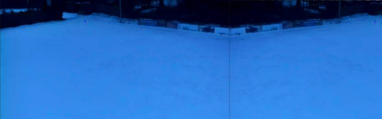 Heute Gehfussball Training im Schnee…