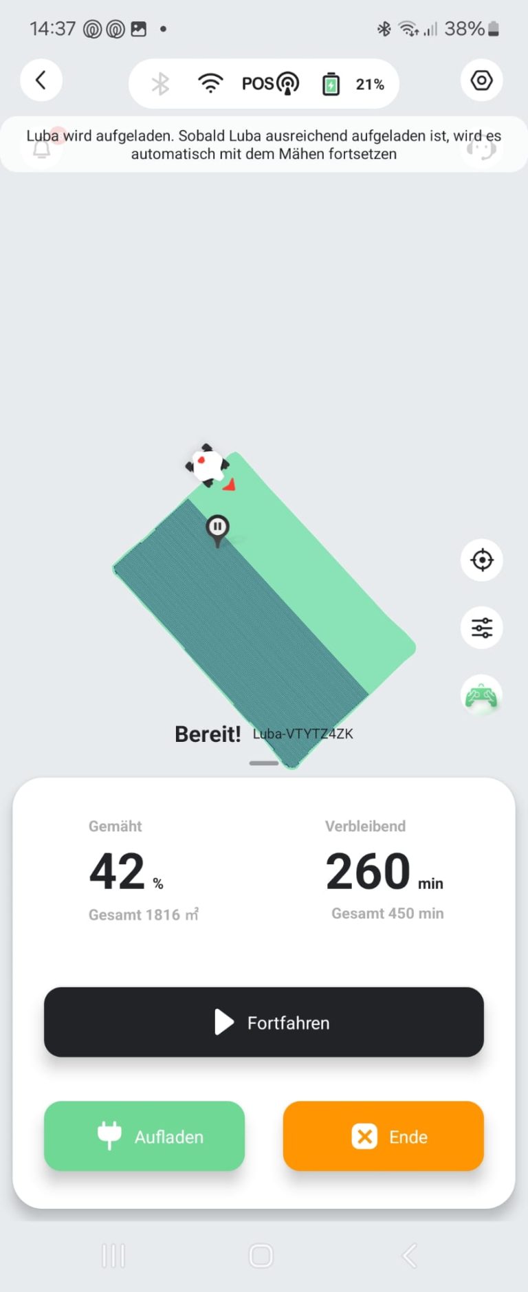 Gehfussballtraining am Freitag…