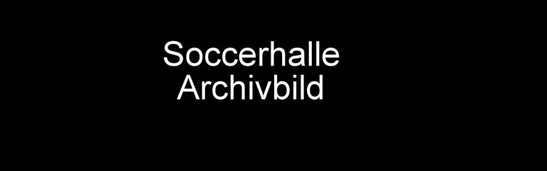 Gehfussball Soccerhalle Tag eins, im neuen Jahr…