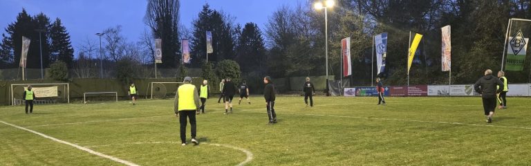 Heute KEIN Gehfussball…