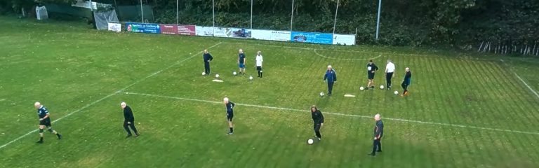 Gehfussball am Dienstag, aber live…