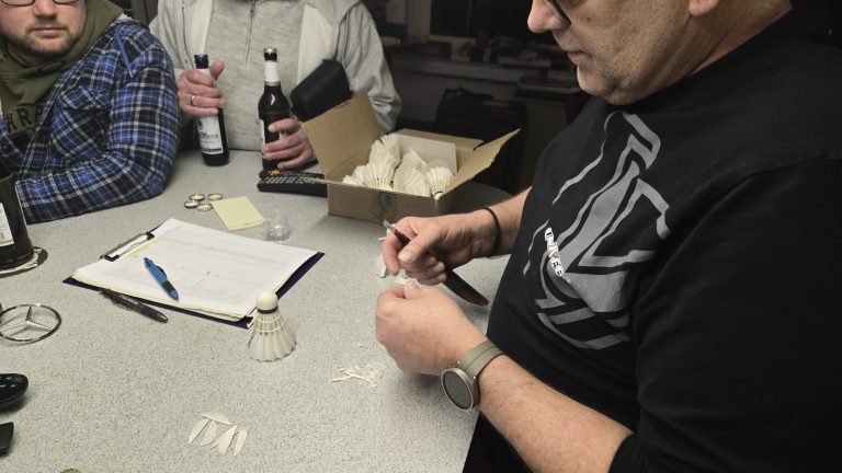 Badminton, Federn, Recycling beim TBD…