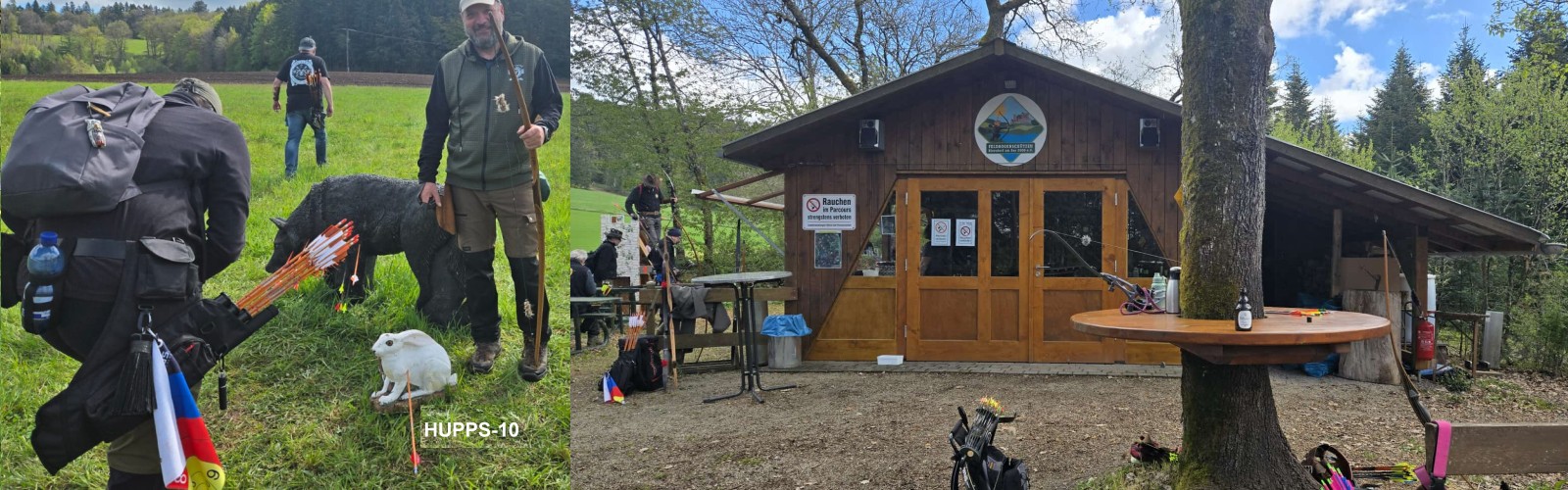 Biersdorf, Tag I, Handwarme Bratwurst und Bogenschießen…