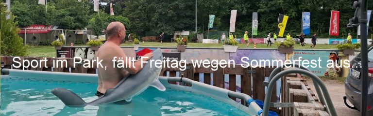 Sport im Park: Gefussball und FitKick fällt am Freitag aus…