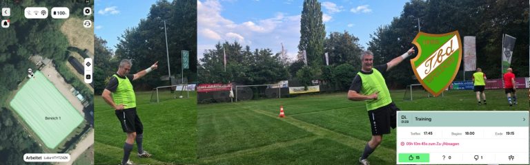 Gehfussball am Dienstag…