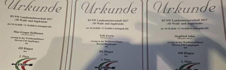 3 x Silber bei der Landesmeisterschaft BVNW in Hohegeiß…